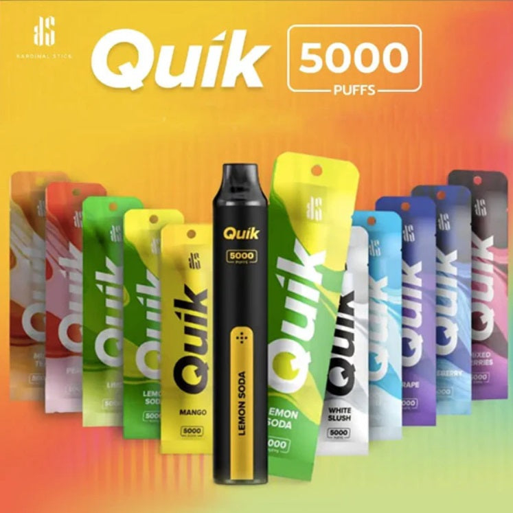 高品质泰版 KS Quik 经典一次性电子烟小黑条5000口