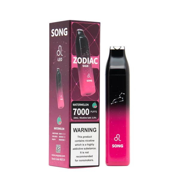 正品崧SONG星座系列清爽7000口十二种配色十二种星座形象一次性电子烟 - 图片 4