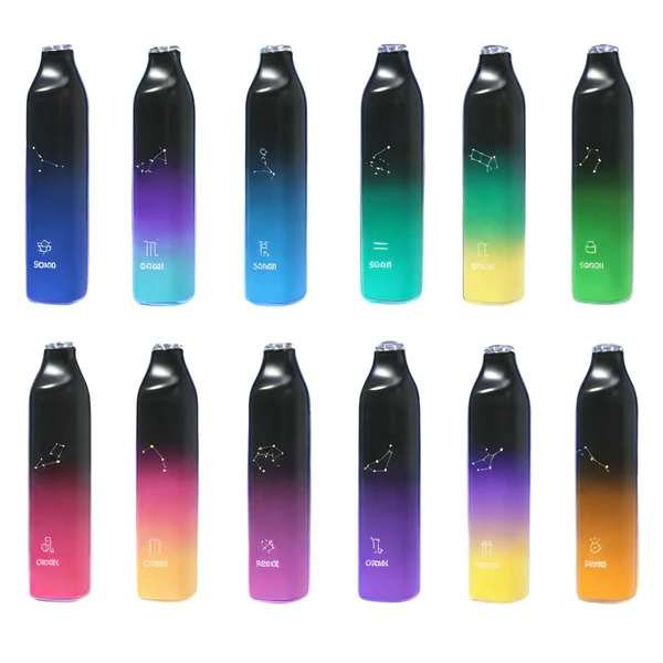 正品崧SONG星座系列清爽7000口十二种配色十二种星座形象一次性电子烟 - 图片 3