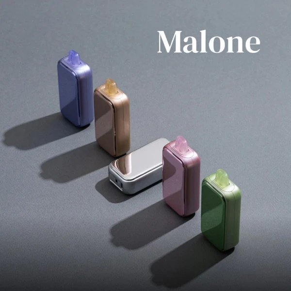 正品Malone Bar马龙克罗心35000口金属全镜面高颜值屏幕三档功率可调一次性电子烟 - 图片 2