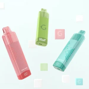 正品高维GOwif Chill极凉系列18000口双陶瓷芯涡轮大功率透明油仓电量油量显示长续航一次性电子烟