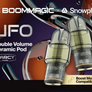 正品雪加Snowplus与Boom Magic联名款UFO超大容量5ML通配烟弹单颗装-适配悦刻4/5/6/7代烟杆-两颗颗起售